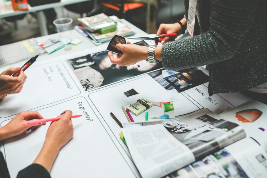 A marketing team preparing for a campaign